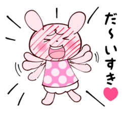 "Ruby" the bunny sticker #4114219