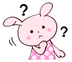 "Ruby" the bunny sticker #4114222