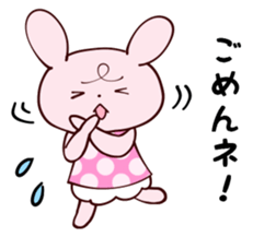 "Ruby" the bunny sticker #4114229