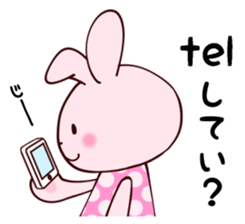 "Ruby" the bunny sticker #4114240