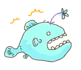 fishing frog sticker #4114414