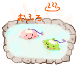 fishing frog sticker #4114417