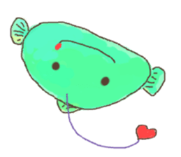 fishing frog sticker #4114420