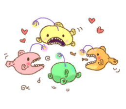 fishing frog sticker #4114426