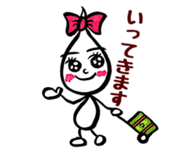 Kawaii Drop-chan 2 sticker #4114775