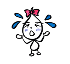 Kawaii Drop-chan 2 sticker #4114777