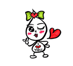 Kawaii Drop-chan 2 sticker #4114778