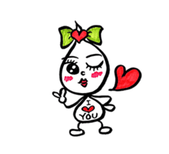 Kawaii Drop-chan 2 sticker #4114778