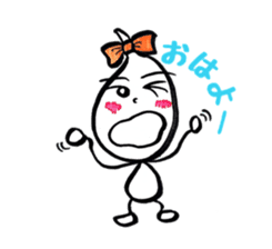 Kawaii Drop-chan 2 sticker #4114790