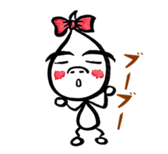 Kawaii Drop-chan 2 sticker #4114792