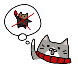 Fat Cat Supporter sticker #4115322