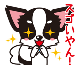 Cute Chihuahua Kansai Words Stickers sticker #4115467