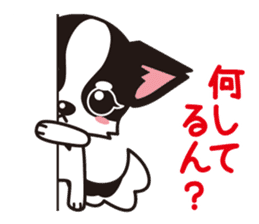 Cute Chihuahua Kansai Words Stickers sticker #4115477