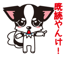 Cute Chihuahua Kansai Words Stickers sticker #4115486