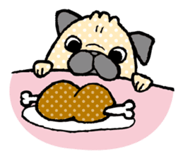 A pug's Life sticker #4116088