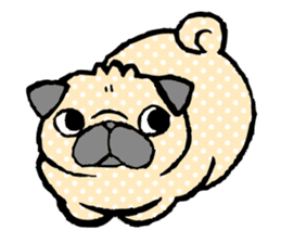 A pug's Life sticker #4116090