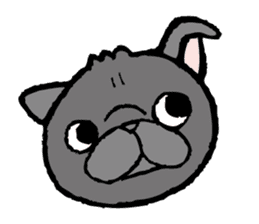 A pug's Life sticker #4116093