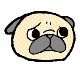 A pug's Life sticker #4116094