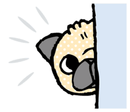 A pug's Life sticker #4116101