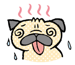 A pug's Life sticker #4116103