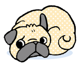 A pug's Life sticker #4116105