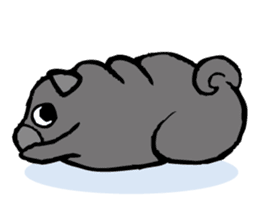 A pug's Life sticker #4116107