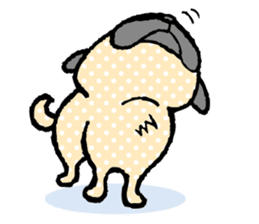 A pug's Life sticker #4116111