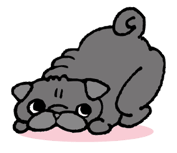 A pug's Life sticker #4116115