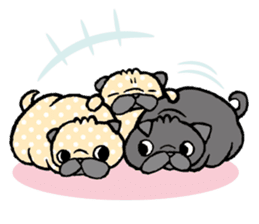 A pug's Life sticker #4116119