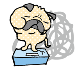 A pug's Life sticker #4116120