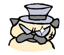 A pug's Life sticker #4116122