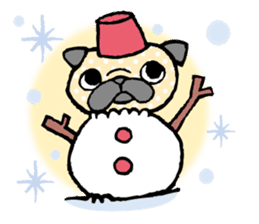 A pug's Life sticker #4116125