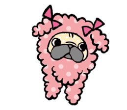 A pug's Life sticker #4116127