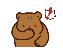 Bear upset sticker #4116192