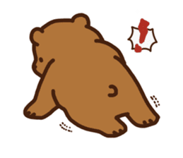 Bear upset sticker #4116196