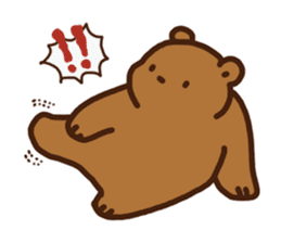Bear upset sticker #4116197