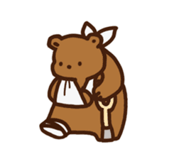 Bear upset sticker #4116205