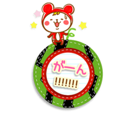 Fluffy felt stickers 2 sticker #4116218