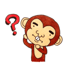 The monkey which is a snaggletooth sticker #4117100