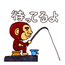 The monkey which is a snaggletooth sticker #4117113