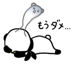 Pandaman and Cat sticker #4117583