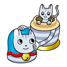 cat matryoshka sticker #4117854