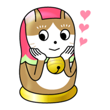 cat matryoshka sticker #4117860