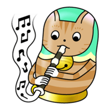 cat matryoshka sticker #4117873