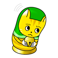 cat matryoshka sticker #4117881