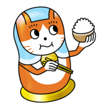 cat matryoshka sticker #4117883