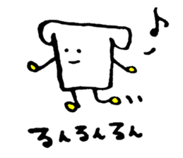 bread and his frends sticker #4118078