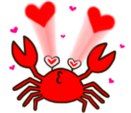Fun Fun Crab sticker sticker #4118530