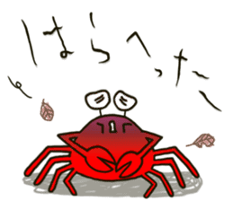 Fun Fun Crab sticker sticker #4118543