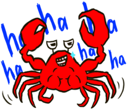 Fun Fun Crab sticker sticker #4118548
